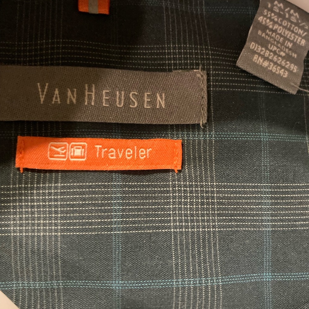 NWT Van Heusen Men”s Short sleeve Shirt Size Medium - Picture 7 of 9